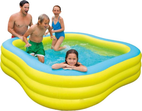Надувний басейн  INTEX 229х229х56 см (57495) - Жовтий
