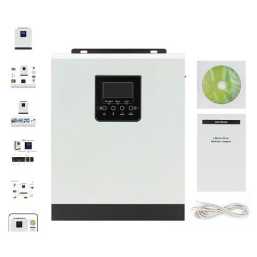 Інвертор сонячний PWM 3000VA/2400W 50A - Контролер сонячного ЗУ - HPS-3K-24V - 2.4 кВт - 365x280x105 мм - Китай