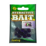 Искусственная кукуруза Fishing Roi - Силиконовая - Плавающая - Слива - 10 шт/уп