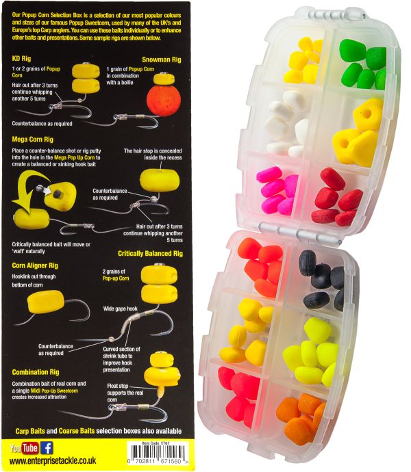 Штучна насадка Enterprise - Corn box - Набір штучних насадок для лову коропа