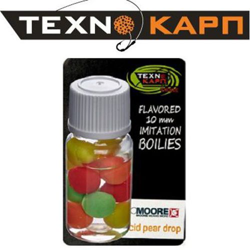 Штучна насадка Технокарп Techno Balls Pop-Up - Acid pear drop-CC Moore - Плаваючі - Ø10 мм - 10 шт/уп