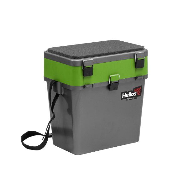 Ящик для зимової риболовлі Тонар Барнаульський Helios - Сіро-зелений