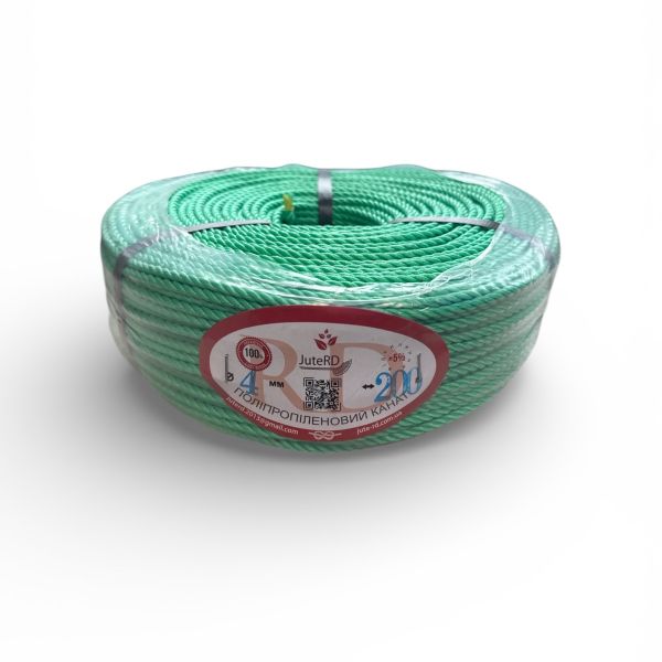 Канат поліпропіленовий JuteRD - Зелений - 200 м