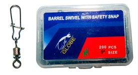 Карабин с вертлюгом Globe - Американка - №5 - 200 шт/уп