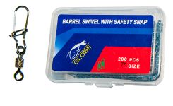 Карабин с вертлюгом Globe - Американка - №7 - 200 шт/уп