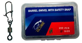 Карабин с вертлюгом Globe - Американка - №8 - 200 шт/уп