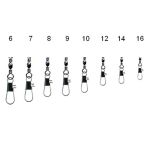 Карабин с вертлюгом Globe - Light Spot - №6 - 200 шт/уп