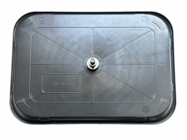 Карповый монтажный столик Anvi под подставку - С адаптером - 35х25х4 см - Пластик - Чёрный