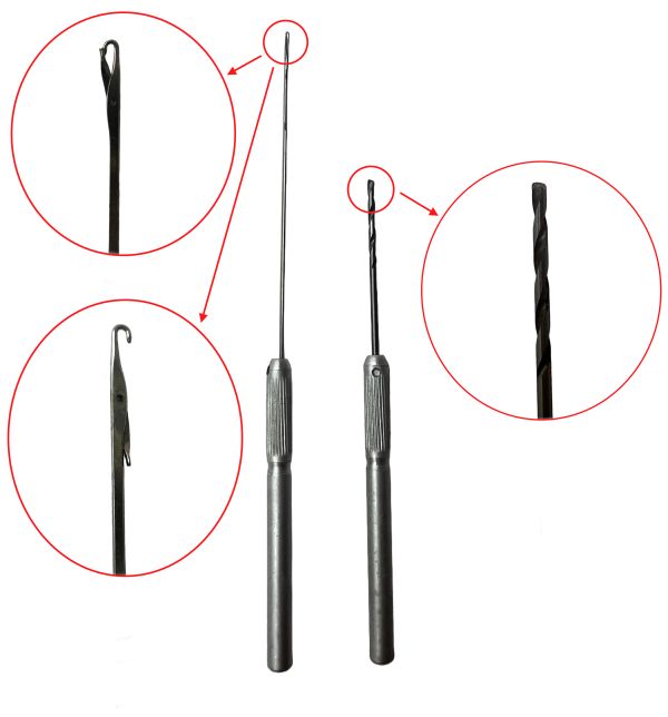 Карповый набор - Cверло + игла