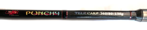 Коропове вудлище LFG - Punchy TeleCarp - Телескопічне - Скловолокно - 3,9 м