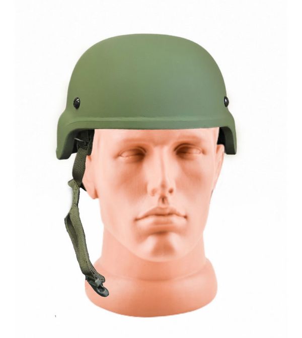 Каска-Шолом "ТОР" кульозахистний - Зелений - З чохлом на каску - Піксель
