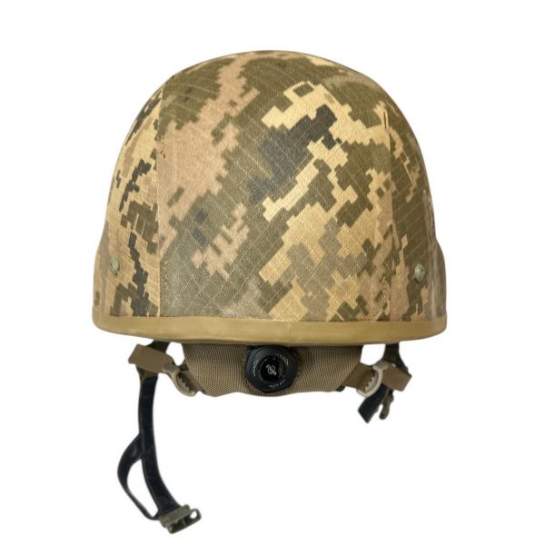 Каска-шлем - Каска-2М - С чехлом и сумкой - Боевой - Баллистический - Полноразмерный - С покрытием ММ-14 - Пиксель