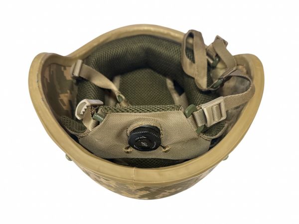 Каска-шлем - Каска-2М - С чехлом и сумкой - Боевой - Баллистический - Полноразмерный - С покрытием ММ-14 - Пиксель