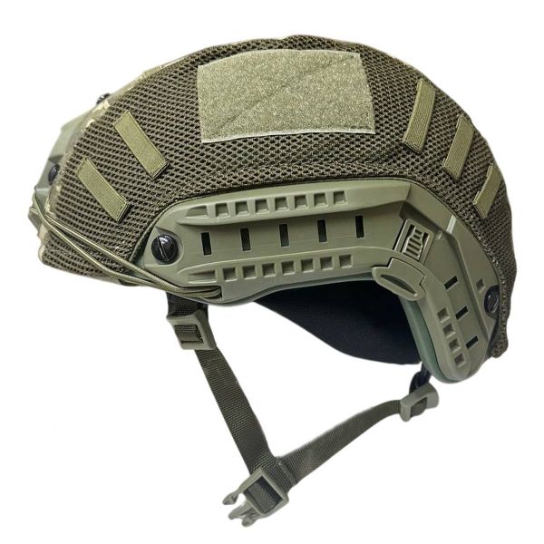 Каска-шолом ТОР-Д - Кевларовий - Кулезахисний - Олива - З чохлом на каску Піксель