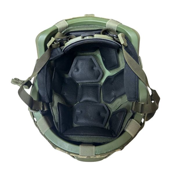 Каска-шолом ТОР-Д - Кевларовий - Кулезахисний - Олива - З чохлом на каску Піксель