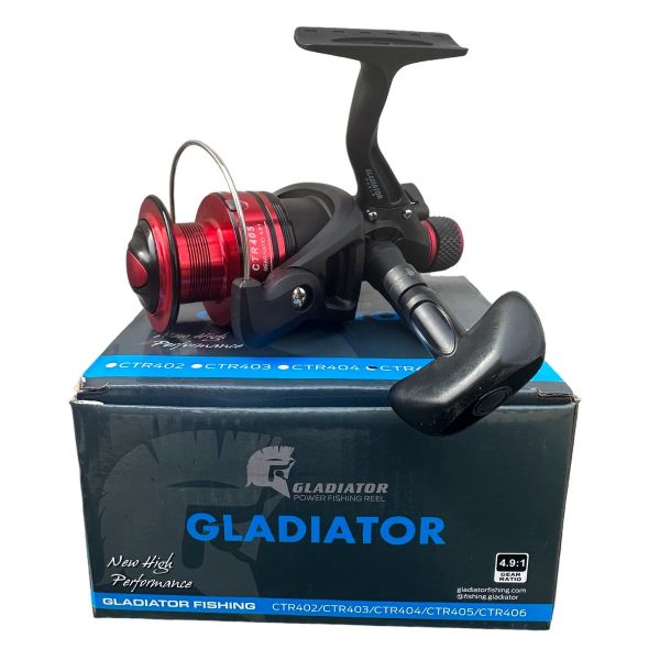 Катушка Gladiator CTR 4000 (405) - 5+1bb - Металлическая шпуля - Красная