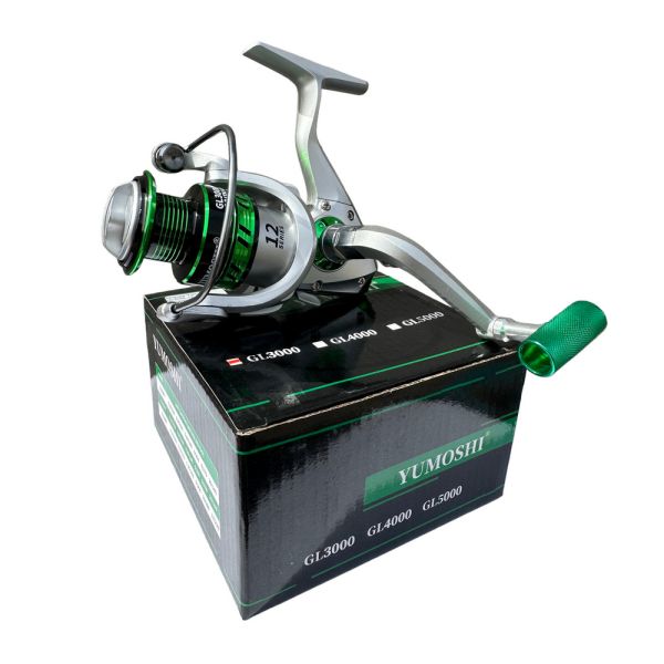 Котушка Gladiator Yumoshi GL - 12bb - Металева шпуля - Зелена