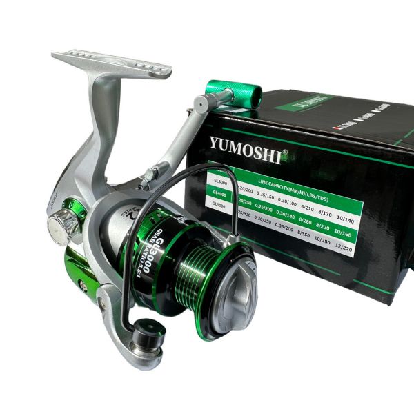 Котушка Gladiator Yumoshi GL - 12bb - Металева шпуля - Зелена