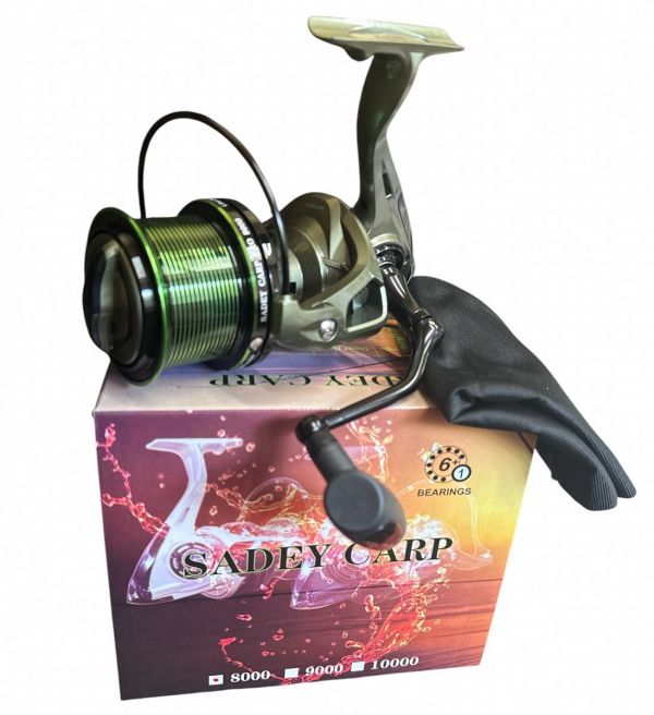 Катушка Sadey Carp Pro 8000 - Без бейтраннера - Для карповой ловли (6+1bb;4.7:1) - Китай