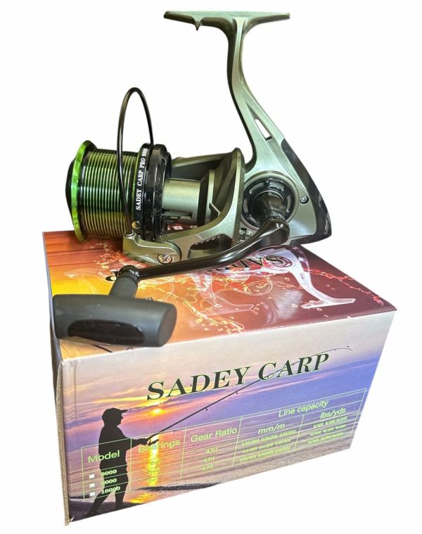 Катушка Sadey Carp Pro 9000 - Без бейтраннера - Для карповой ловли (6+1bb;4.7:1) - Китай