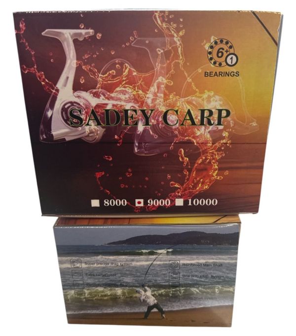 Катушка Sadey Carp Pro 9000 - Без бейтраннера - Для карповой ловли (6+1bb;4.7:1) - Китай