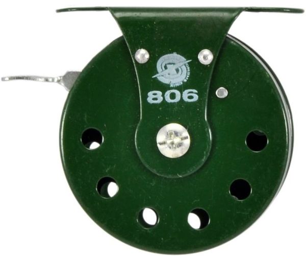 Катушка Xing Sheng 806 - Инерционная - 55x55x40 мм - С курком - 55 мм - Металл