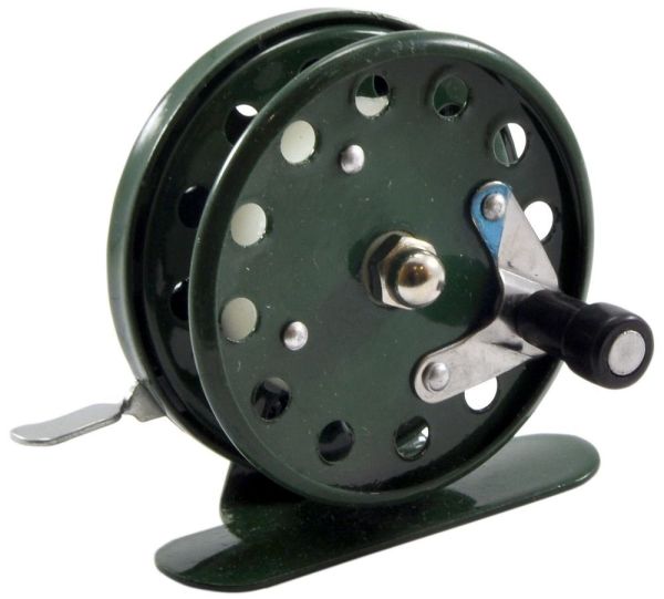 Катушка Xing Sheng 806 - Инерционная - 55x55x40 мм - С курком - 55 мм - Металл