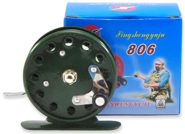 Катушка Xing Sheng 806 - Инерционная - 55x55x40 мм - С курком - 55 мм - Металл