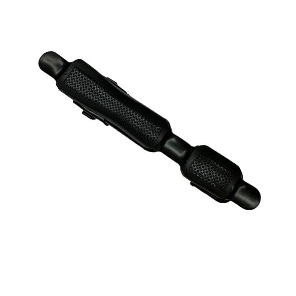 Катушкодержатель для удочки - 12 см - С резиновой вставкой - Чёрный