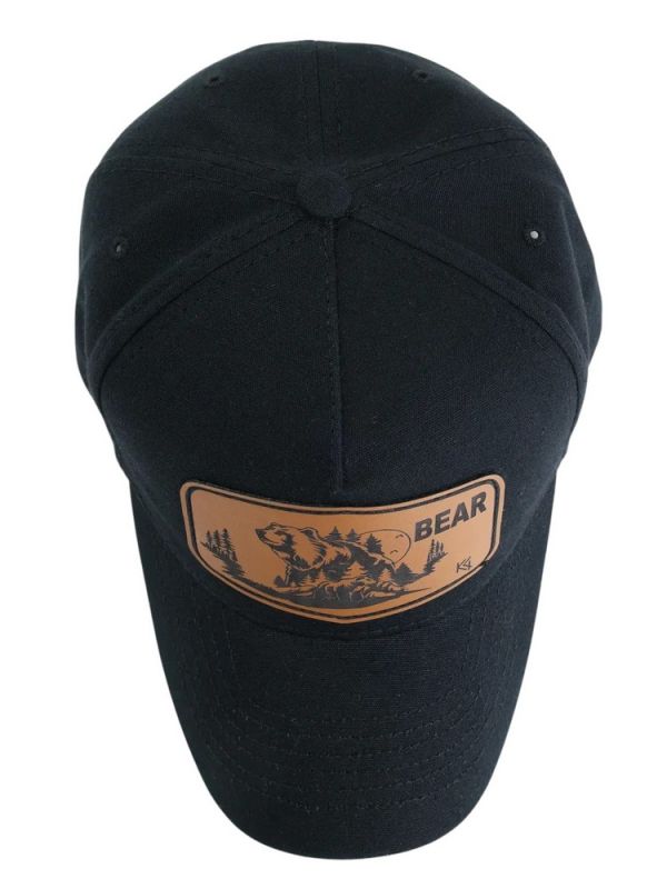 Кепка-трекерка Кентавр - Аппликация animal BEAR - 57-58 размер - Коттон - Чёрный