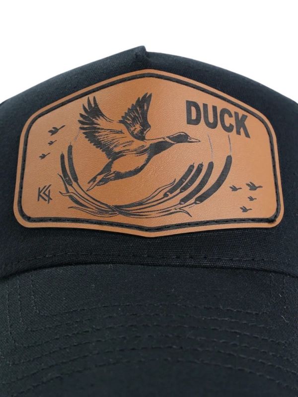 Кепка-трекерка Кентавр - Аппликация animal DUCK - 57-58 размер - Коттон - Чёрный