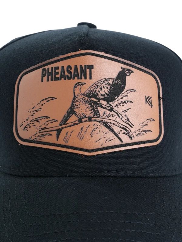 Кепка-трекерка Кентавр - Аплікація animal PHEASANT - 57-58 розмір - Коттон - Чорний