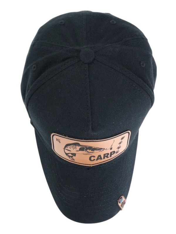 Кепка-трекерка Кентавр - Аплікація fish CARP - 57-58 розмір - Коттон - Чорний