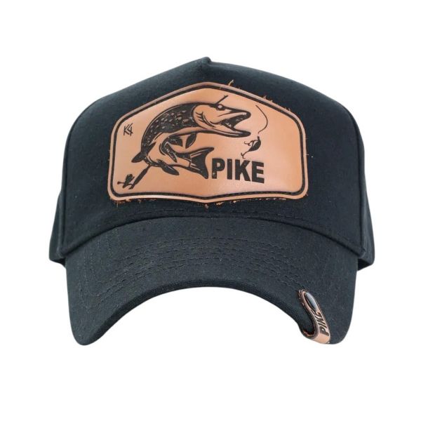 Кепка-трекерка Кентавр - Аппликация fish PIKE - 57-58 размер - Коттон - Чёрный