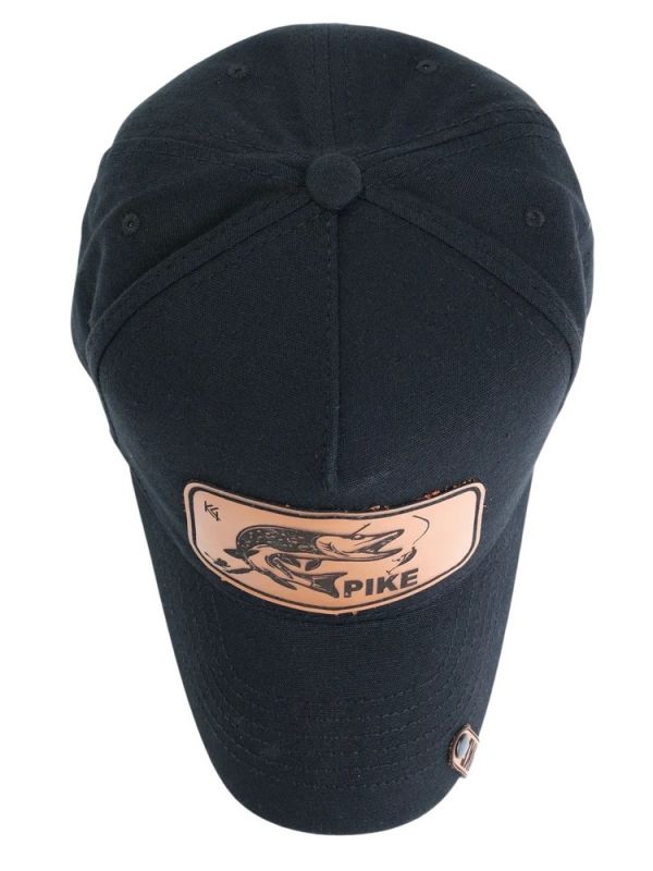 Кепка-трекерка Кентавр - Аппликация fish PIKE - 57-58 размер - Коттон - Чёрный