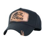 Кепка-трекерка Кентавр - Аппликация fish PIKE - 57-58 размер - Коттон - Чёрный