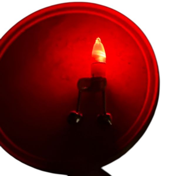 Колокольчик двойной с прищепкой "Светлячок" - На батарейке - Красный - 1 шт.