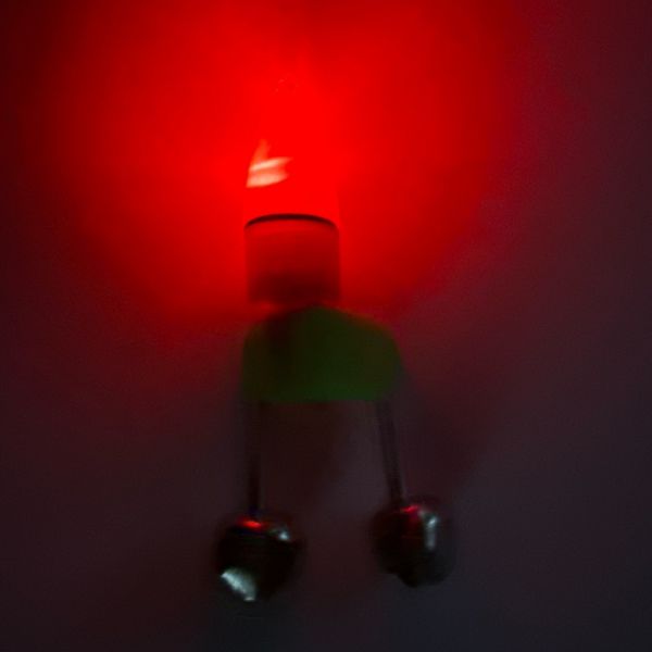 Колокольчик двойной с прищепкой "Светлячок" - На батарейке - Красный - 1 шт.