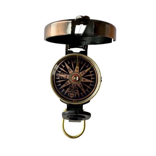 Компас ZC45-3G - Магнитный - Ø45 мм - С фиксацией стрелки - Чёрный