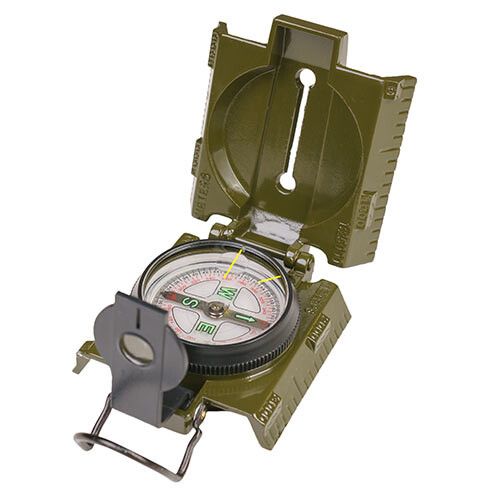 Компас жидкостный DL45-8A - Ø45 мм - Светодиодная подсветка - Хаки