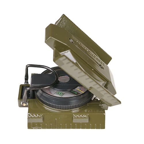 Компас жидкостный DL45-8A - Ø45 мм - Светодиодная подсветка - Хаки