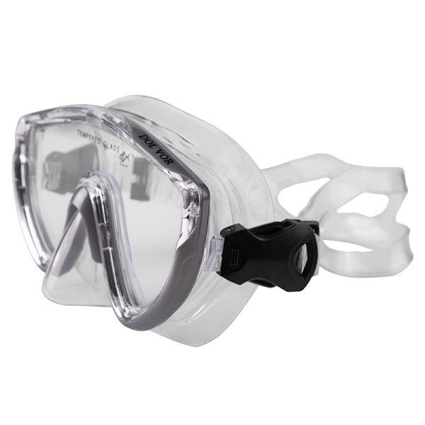 Комплект маска та трубка Dolvor - M171P+SN59P - Срібло