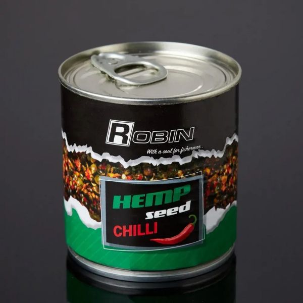 Прикормка Конопля Robin - Перец Чили - ж/б 200 мл