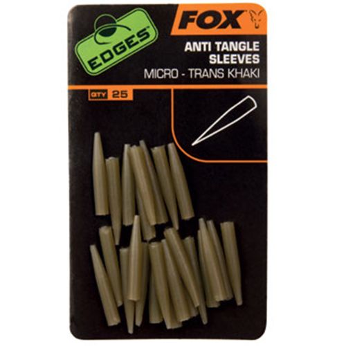 Конусні протизакручувачі-відбійники Fox EDGES Anti-tangle Sleeves - Micro - Khaki - 25 шт/уп