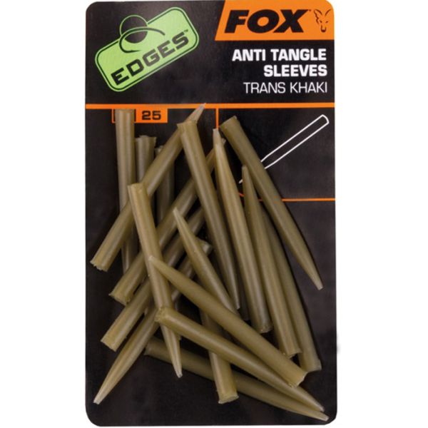 Конусні протизакручувачі-відбійники Fox EDGES Anti-tangle Sleeves - XL - Khaki - 15 шт/уп