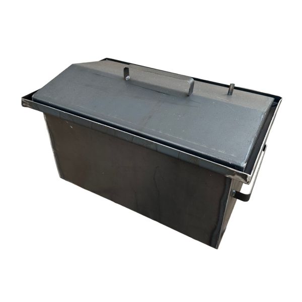 Коптильня гарячого копчення - Велика - 510x300x260 мм - Сталь 1 мм