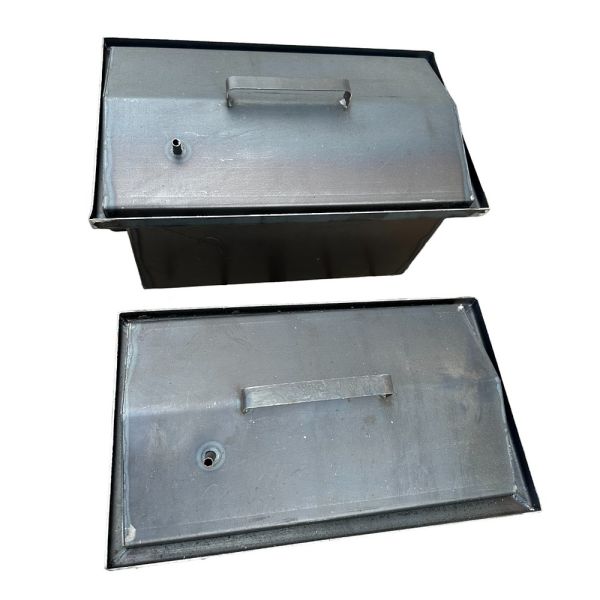 Коптильня горячего копчения - Малая - 460x260x210 мм - Сталь 1 мм