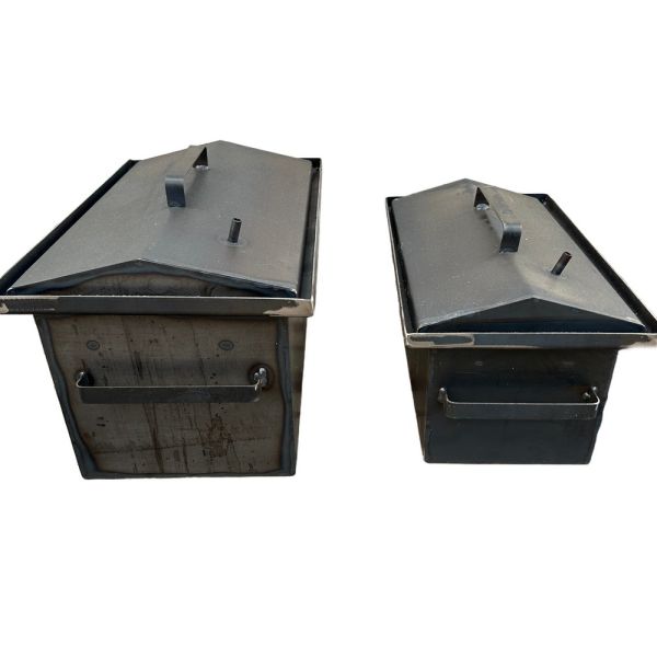 Коптильня горячего копчения - Малая - 460x260x210 мм - Сталь 1 мм