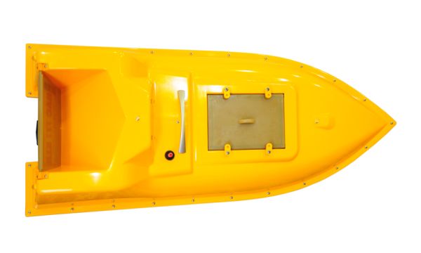 Кораблик загодівний - Hacker 777 (катер) - Об'єм камери 2 л - Дальність ходу 3 км - Задній хід - Жовтий