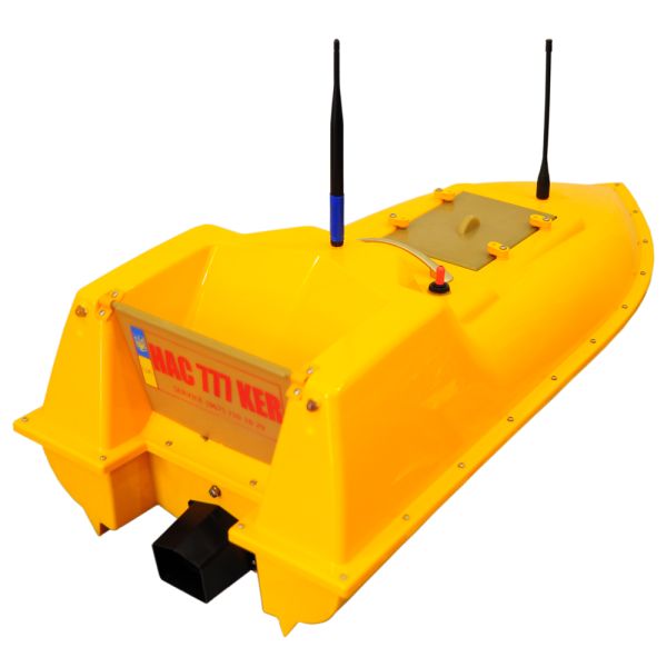 Кораблик загодівний - Hacker 777 (катер) - Об'єм камери 2 л - Дальність ходу 3 км - Задній хід - Жовтий